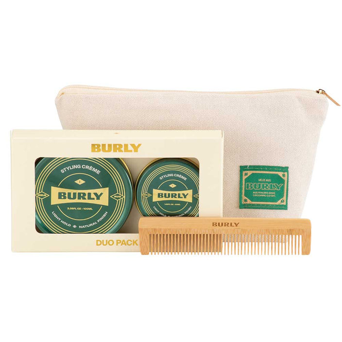 Styling Cream Duo + Toiletry Bag & Comb